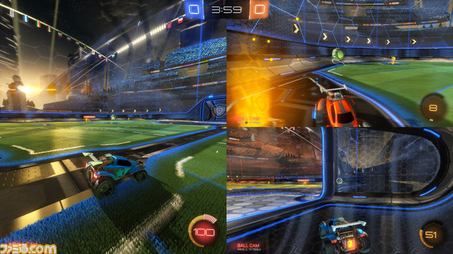 『Rocket League』ロケットカーを運転（ドライブ）してシュートを決める、カオスなレーシングサッカーゲーム_04