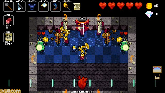 ローグライク・リズムゲーム『クリプト・オブ・ネクロダンサー』がPS4＆PS Vitaで国内配信決定_01