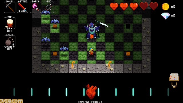 ローグライク・リズムゲーム『クリプト・オブ・ネクロダンサー』がPS4＆PS Vitaで国内配信決定_02