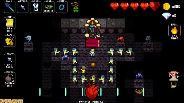 ローグライク・リズムゲーム『クリプト・オブ・ネクロダンサー』がPS4＆PS Vitaで国内配信決定_04