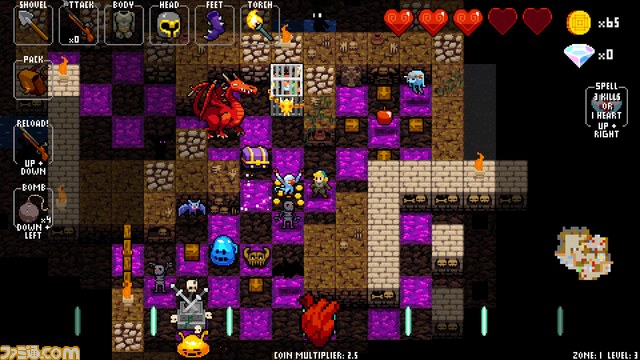 ローグライク・リズムゲーム『クリプト・オブ・ネクロダンサー』がPS4＆PS Vitaで国内配信決定_07