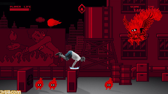 スゴ技アスリートがゲームの世界にワープ！　8bitテイストのゲームムービーを森永製菓が公開【動画あり】_01