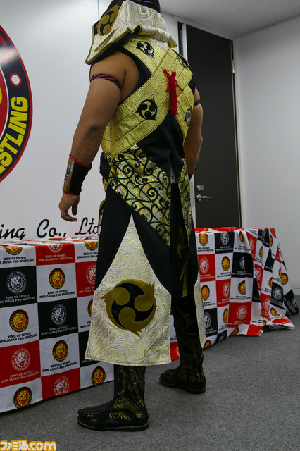 きっかけは後藤選手のラブコール 戦国basara 新日本プロレスリング コラボレーションコスチューム発表会をリポート ファミ通 Com きっかけは後藤選手のラブコール 戦国basara 新日本プロレスリング コラボレーションコスチューム発表会をリポート ファミ通 Com