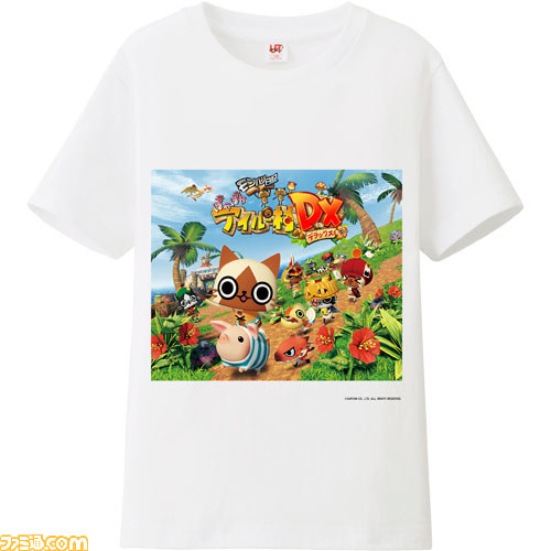 『モンハン日記 ぽかぽかアイルー村DX』とユニクロの『UTme！』がコラボ、おなじみのキャラを使ったオリジナルTシャツが作れる！_04