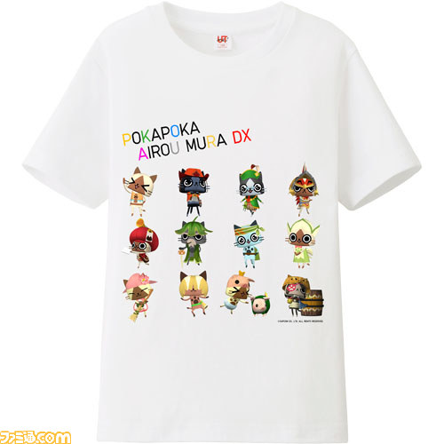 『モンハン日記 ぽかぽかアイルー村DX』とユニクロの『UTme！』がコラボ、おなじみのキャラを使ったオリジナルTシャツが作れる！_05