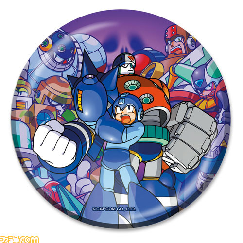 『ロックマン』 歴代ロックマンがデザインされたバッジ、ドット柄ハンドタオル、キーホールダーが発売決定！_01