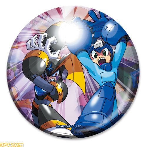 『ロックマン』 歴代ロックマンがデザインされたバッジ、ドット柄ハンドタオル、キーホールダーが発売決定！_02