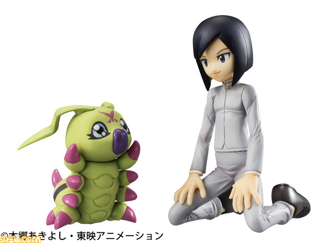 デジモン　アドベンチャー02 D-3 一乗寺　賢　2000.ver ワームモン デジモンアドベンチャー02』 一乗寺賢＆ワームモンのフィギュアが登場