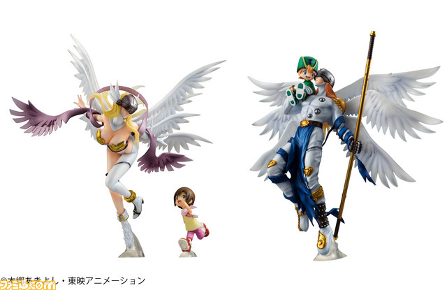 『デジモンアドベンチャー』成熟期のエンジェモンと完全体のエンジェウーモンが女性向けフィギュアに登場 - ファミ通.com