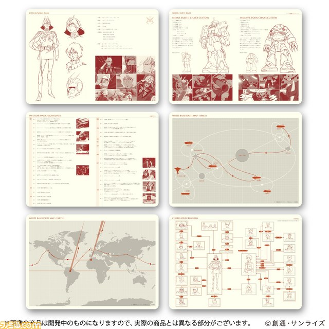 機動戦士ガンダム より シャア専用手帳 と ザビ家御用達手帳 が登場 シャア専用ザク ジオン公国公館 各種名言などを型押しと金箔で表現 ファミ通 Com