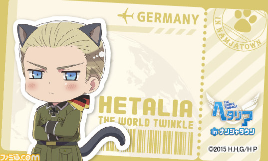 “ヘタリア The World Twinkle in ナンジャタウン”が9月18日より開催！　キャラがイベント限定のねこ耳イラストで初登場_39