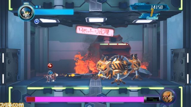 『Mighty No.9』日本ではスパイク・チュンソフトよりリリース決定！　PS4やニンテンドー3DSなど7機種でお目見え_06