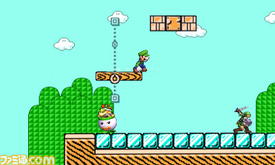 『大乱闘スマッシュブラザーズ for Nintendo 3DS / Wii U』に『スーパーマリオメーカー』のステージが登場_01