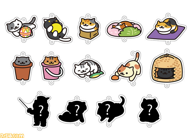 ねこあつめ』のアクリルキーホルダー“じょいこれ”第2弾が発売決定！ 全