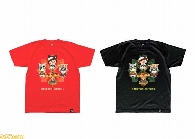 『モンスターハンタークロス』とユニクロのコラボレーションによるパーカとTシャツが登場！_03