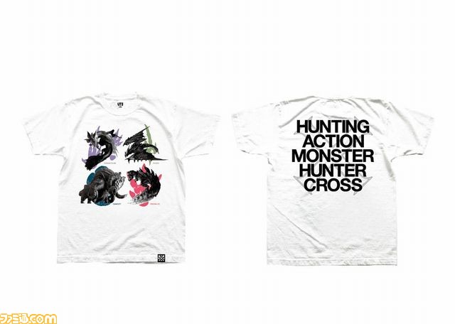 『モンスターハンタークロス』とユニクロのコラボレーションによるパーカとTシャツが登場！_05