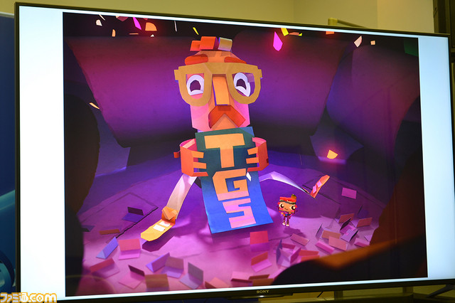 『Tearaway（テラウェイ） PlayStation4』イギリスより来日したディレクターとプロデューサーによるセッションの模様をお届け【TGS2015】_07