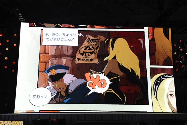 目と耳と巨大スクリーンで無重力を楽しむ！　PS4版『GRAVITY DAZE』夢遊入魂スペシャルステージ【TGS2015】_08