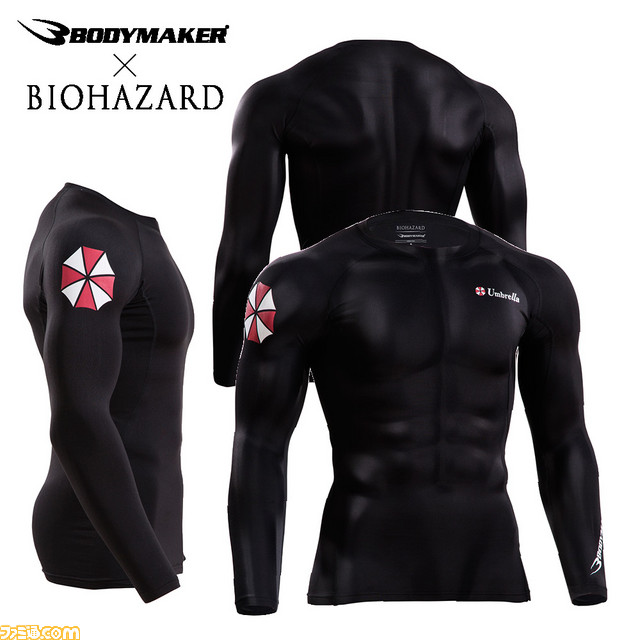 スポーツブランドの“BODYMAKER”が、『バイオハザード』の世界観を具現化したスポーツウェア＆グッズを開発！_03