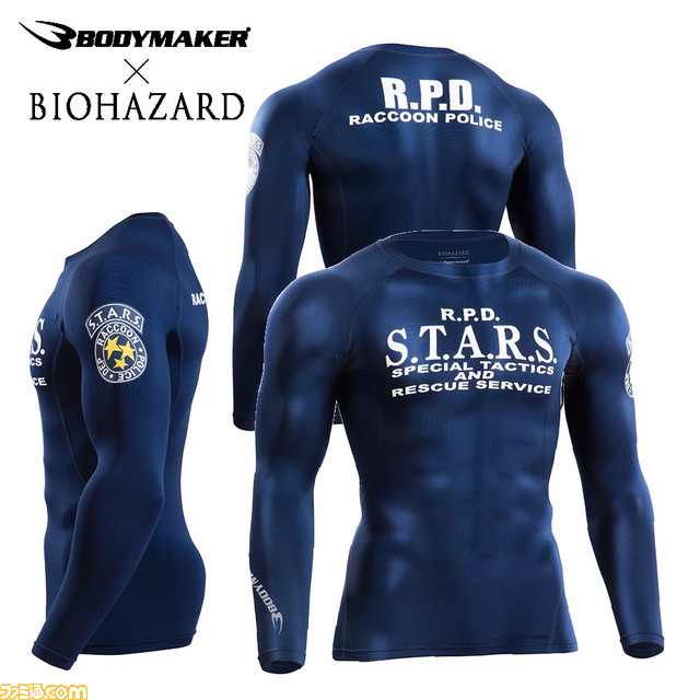 スポーツブランドの“BODYMAKER”が、『バイオハザード』の世界観を具現化したスポーツウェア＆グッズを開発！_01
