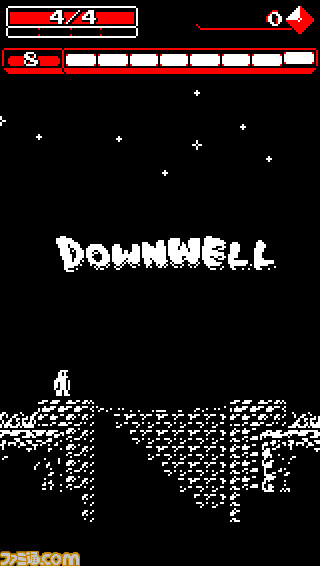 井戸の中を落ちていく“下スクロール”アクションシューティング『Downwell』iOS版が今週木曜日配信開始_01