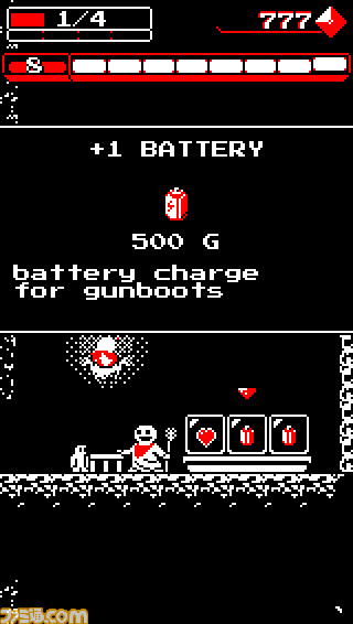 井戸の中を落ちていく“下スクロール”アクションシューティング『Downwell』iOS版が今週木曜日配信開始_03