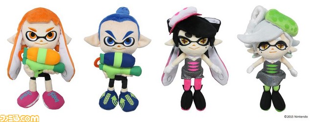 Splatoon スプラトゥーン ガール ボーイ アオリ ホタルのぬいぐるみが登場 ファミ通 Com