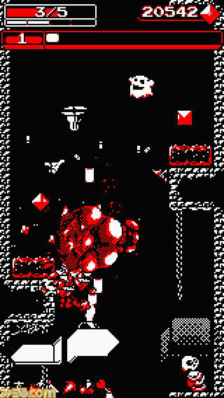 落ちながら撃つのが気持ちいい！　“下方向スクロール”アクションシューティング『Downwell』iOS版が配信開始。SteamでのPC版も本日配信予定_04