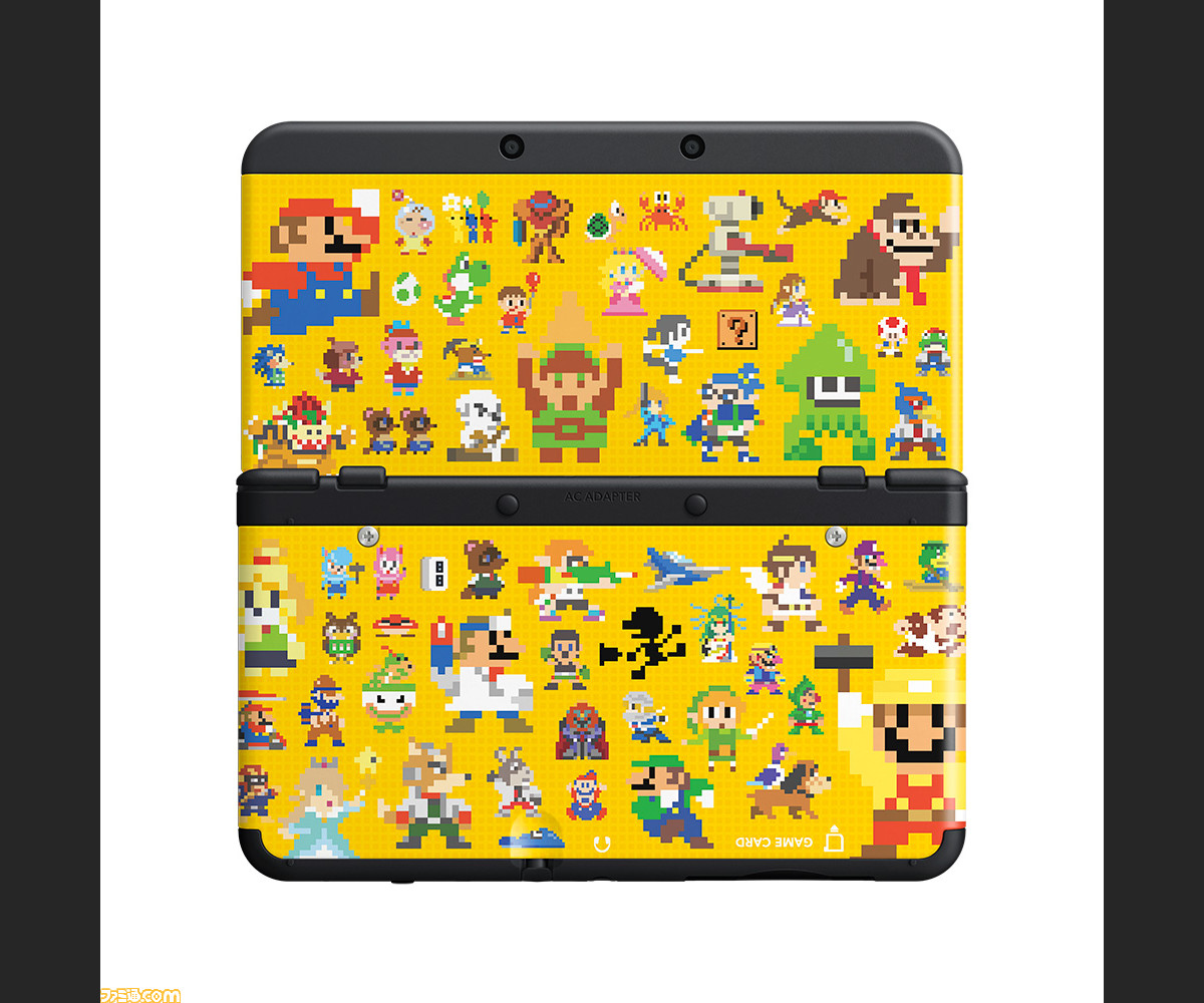 画像追加 Newニンテンドー3dsの選べる5つの本体パック ラインアップが公開 スーパーマリオメーカー や モンスターハンタークロス どうぶつの森 など ファミ通 Com