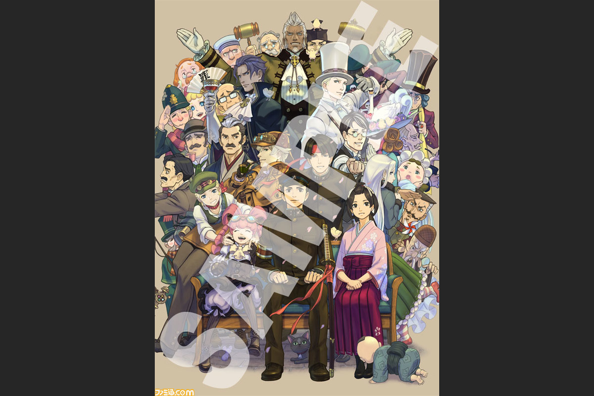 大逆転裁判 成歩堂龍ノ介の冒險 公式原画集の表紙イラストが公開 ファミ通 Com