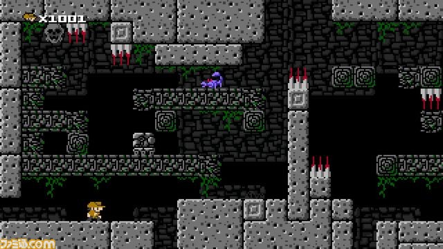8bit風2Dアクションゲーム『1001 Spikes』が、Wii U