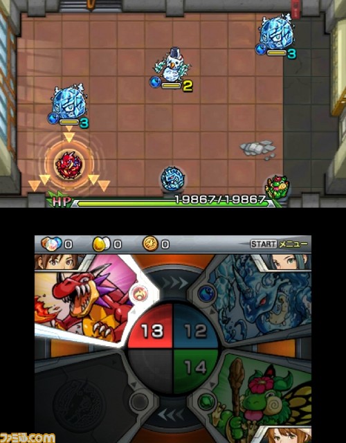 ニンテンドー3DS版『モンスターストライク』手持ちモンスター3体など不利な状況でバトルすることも!?　_05
