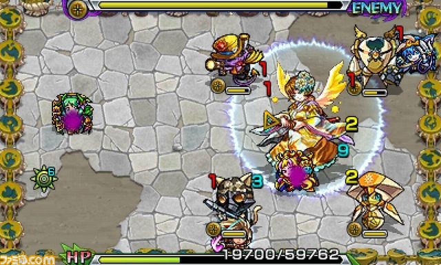 ニンテンドー3DS版『モンスターストライク』手持ちモンスター3体など不利な状況でバトルすることも!?　_15