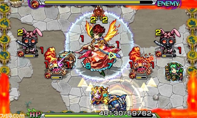 ニンテンドー3DS版『モンスターストライク』手持ちモンスター3体など不利な状況でバトルすることも!?　_14