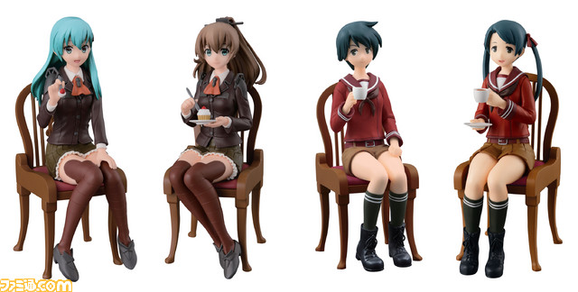 艦隊これくしょん 艦これ ティータイムを楽しむ 鈴谷 熊野 最上 三隈 のフィギュアが登場 ファミ通 Com