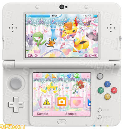 “ポケモン”のキュートなニンテンドー3DS用テーマ3種類が本日より、テーマショップにて配信開始 - ファミ通.com