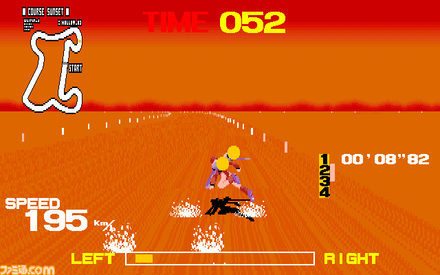 『ランナーズ・ハイ（PC-9801版）』時速350キロの世界を疾走するアクションゲームが、プロジェクトEGGにて無料配信開始！_03