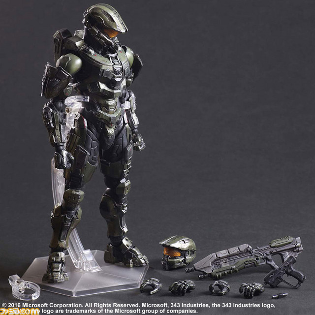『Halo 5: Guardians』マスターチーフ＆スパルタンロックが“PLAY ARTS改”よりフィギュア化！_09