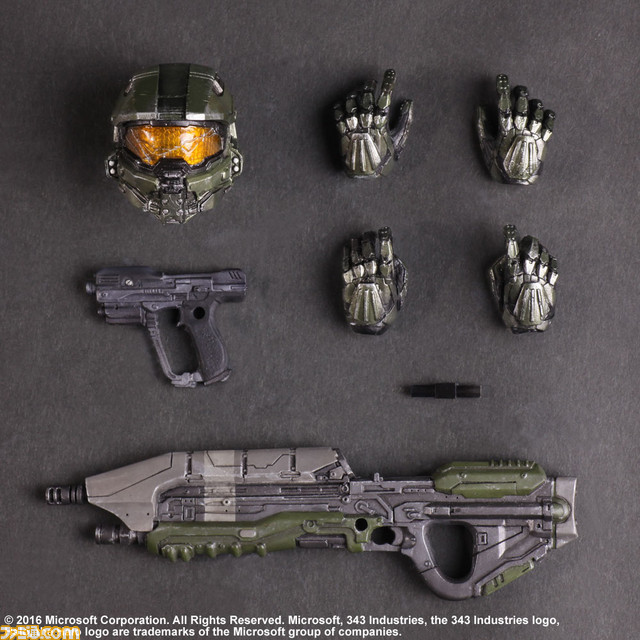 『Halo 5: Guardians』マスターチーフ＆スパルタンロックが“PLAY ARTS改”よりフィギュア化！_08
