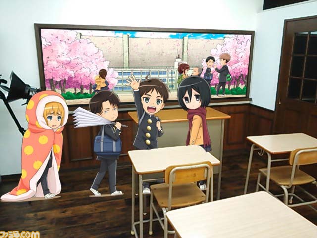 梅田ジョイポリスと 進撃の巨人 がコラボ 進撃の巨人 進撃 巨人中学校 In 梅田ジョイポリス が2月1日より開催決定 ファミ通 Com
