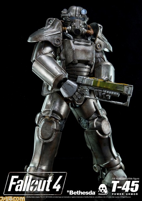 『フォールアウト4』1/6スケールのアクションフィギュア“T-45 POWER ARMOR”が国内発売決定_05