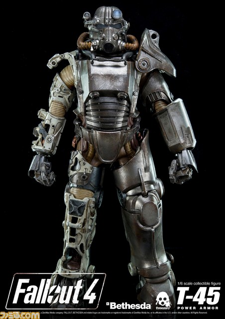 『フォールアウト4』1/6スケールのアクションフィギュア“T-45 POWER ARMOR”が国内発売決定_09