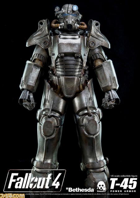 『フォールアウト4』1/6スケールのアクションフィギュア“T-45 POWER ARMOR”が国内発売決定_02