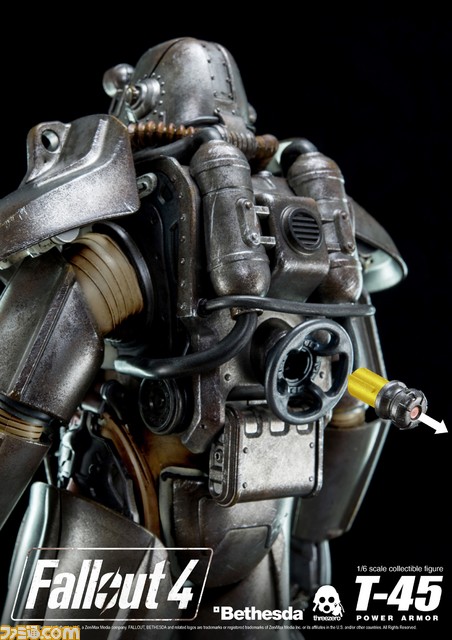 『フォールアウト4』1/6スケールのアクションフィギュア“T-45 POWER ARMOR”が国内発売決定_11