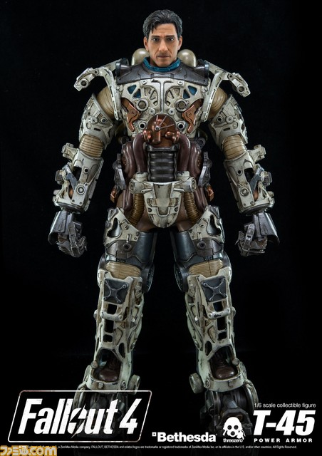 『フォールアウト4』1/6スケールのアクションフィギュア“T-45 POWER ARMOR”が国内発売決定_12