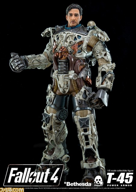 『フォールアウト4』1/6スケールのアクションフィギュア“T-45 POWER ARMOR”が国内発売決定_15