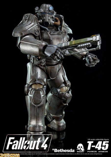 『フォールアウト4』1/6スケールのアクションフィギュア“T-45 POWER ARMOR”が国内発売決定_07