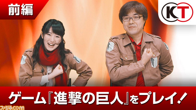 進撃の巨人 声優 石川由依さんによるゲームプレイ動画が公開 ファミ通 Com
