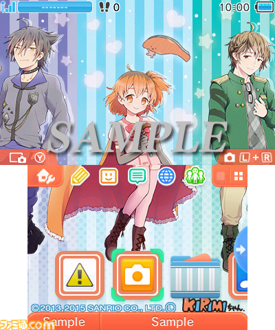 ニンテンドー3dsのテーマショップで ぎじんかkirimiちゃん のデザインが本日2月17日より配信開始 ファミ通 Com