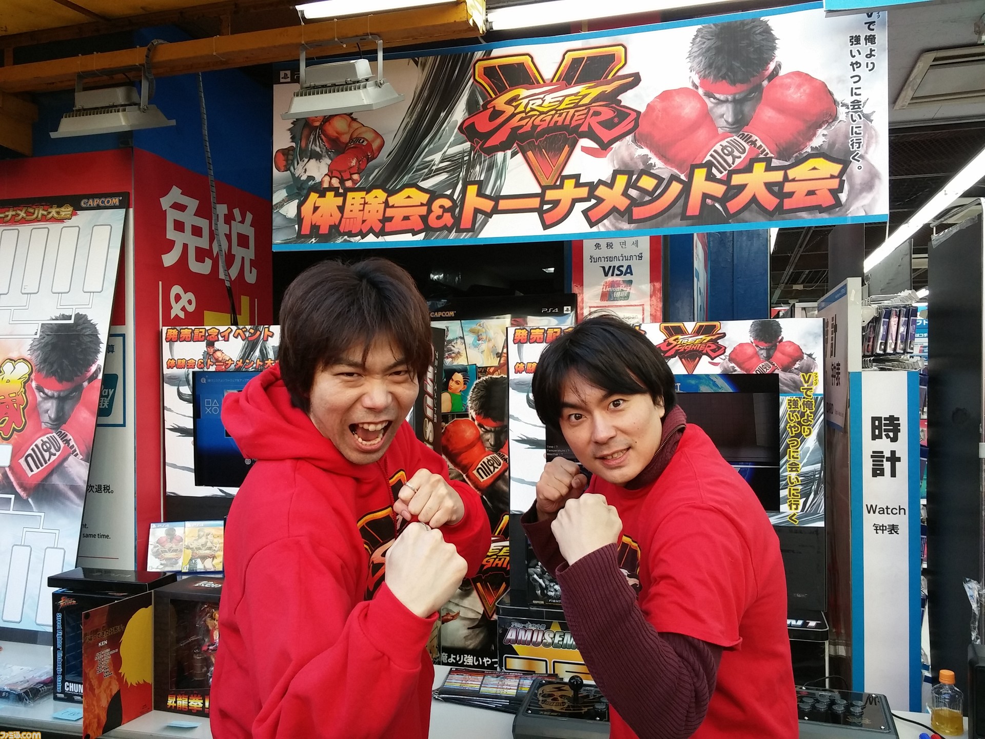 ストリートファイターV』発売記念体験会が東京・秋葉原で開催、現地の